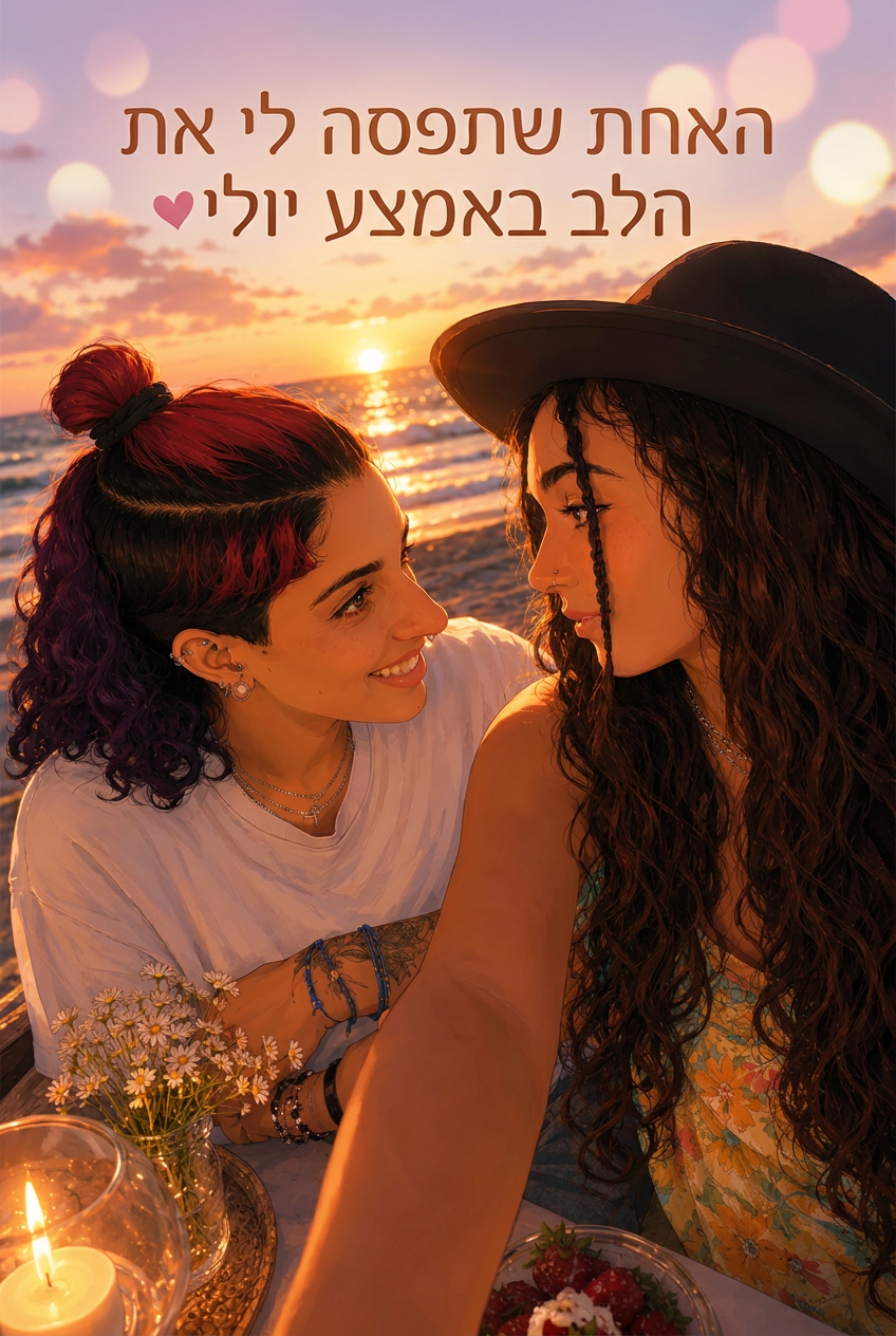 כריכת הספר האחת שתפסה לי את הלב באמצע יולי💖
