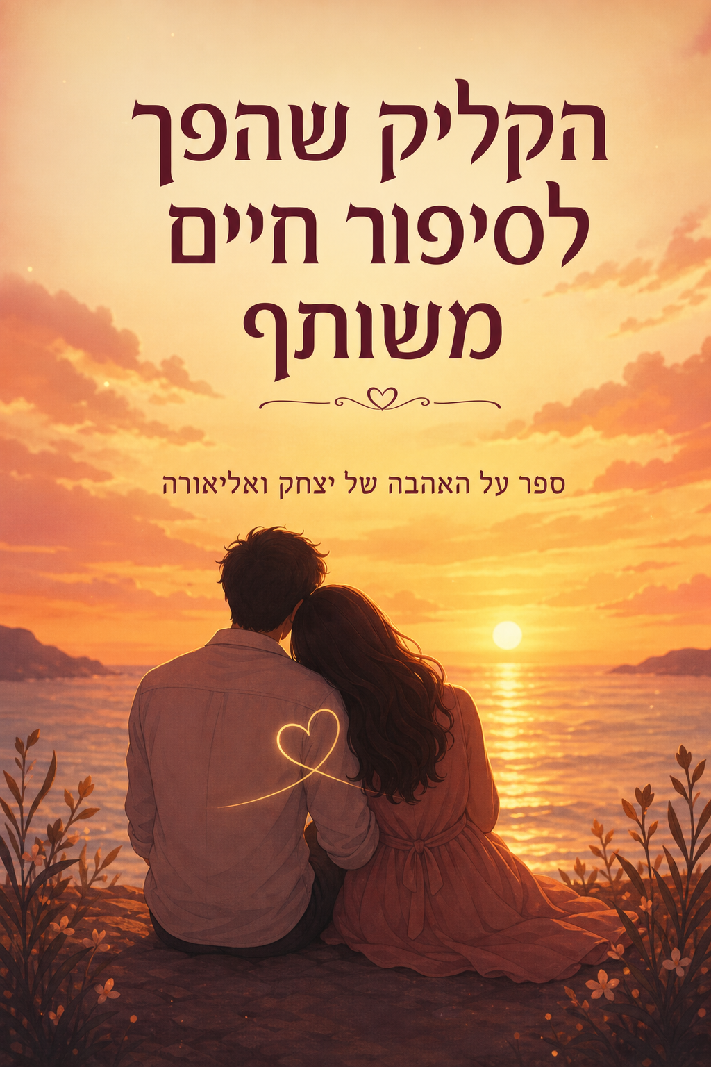 עטיפת הספר "הקליק שהפך לסיפור חיים משותף" — ספר של לקוח אמיתי, ספר מודפס מותאם אישית מבית ספר במתנה