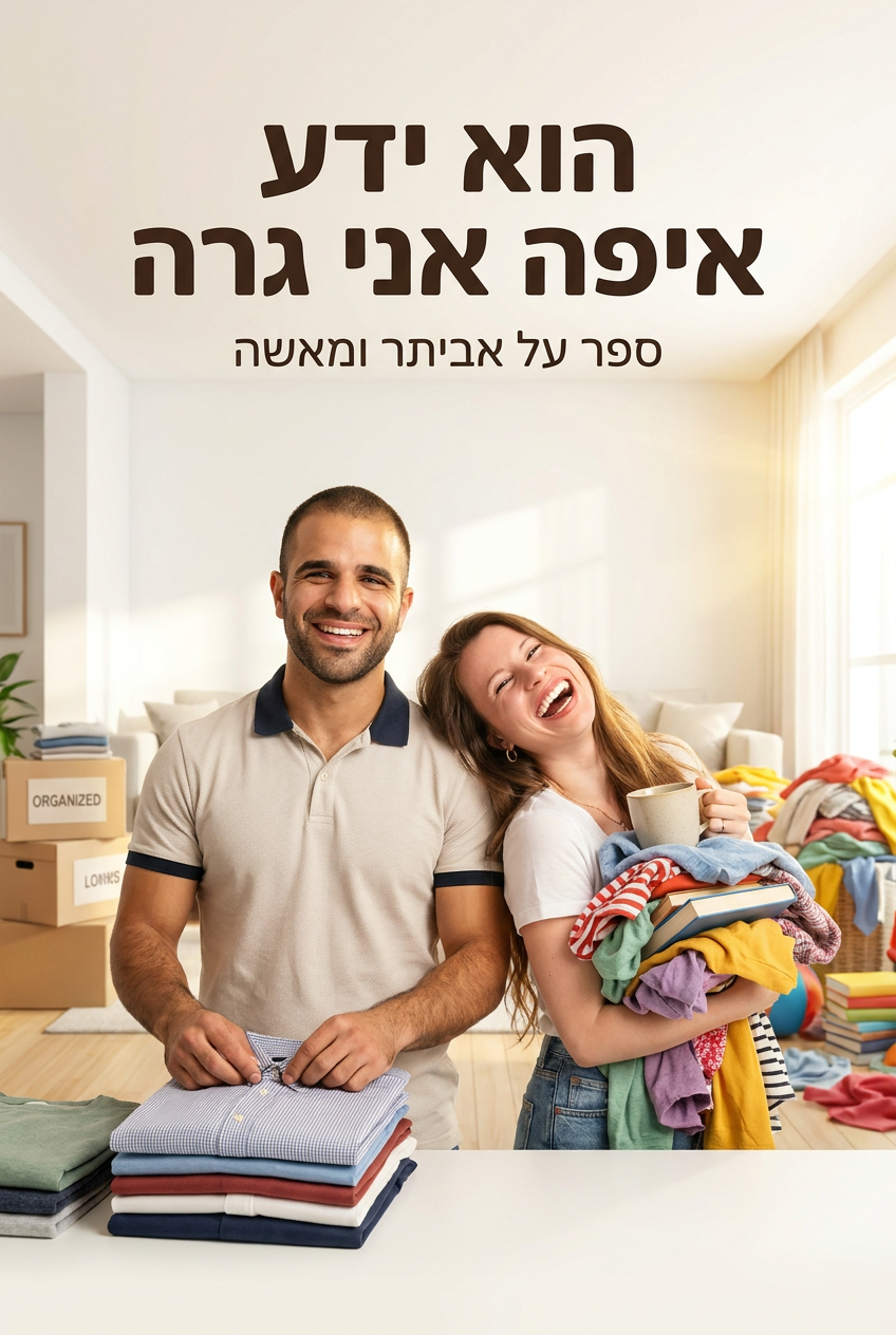 עטיפת הספר "הוא ידע איפה אני גרה" — ספר של לקוח אמיתי, ספר מודפס מותאם אישית מבית ספר במתנה