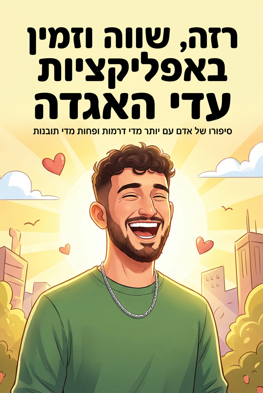 כריכת הספר: רזה, שווה וזמין באפליקציות: עדי האגדה