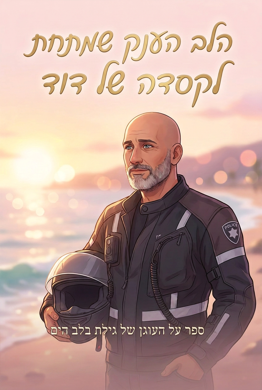 כריכת הספר הלב הענק שמתחת לקסדה של דוד