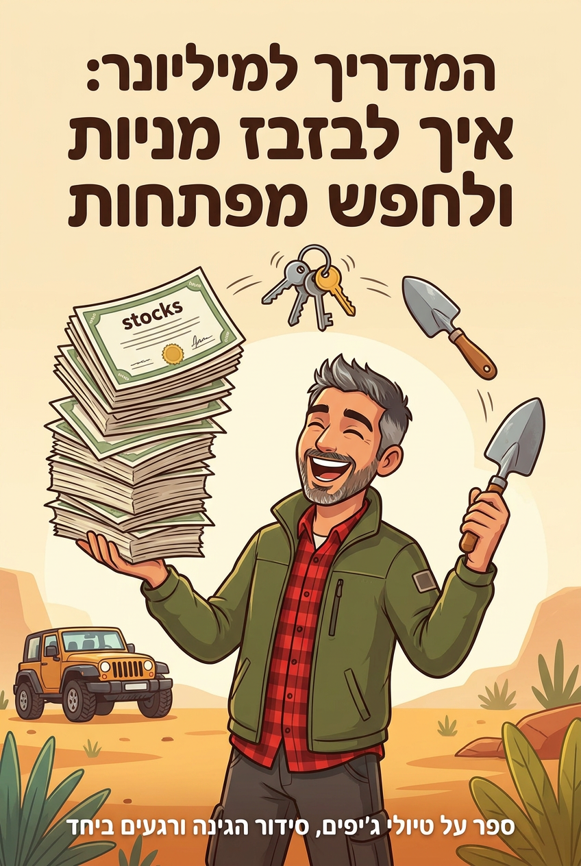 כריכת הספר המדריך למיליונר: איך לבזבז מניות ולחפש מפתחות