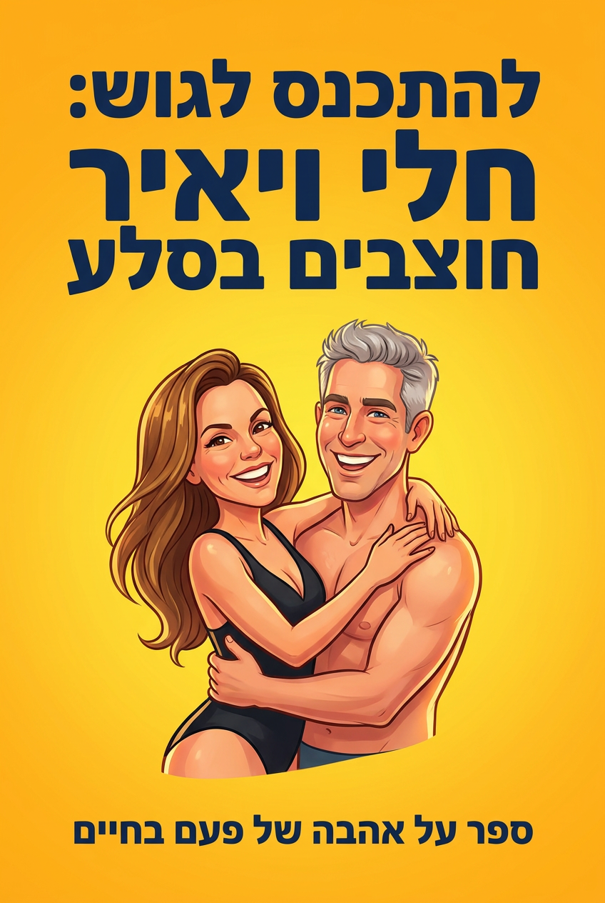 עטיפת הספר "ספר לחלי" — ספר של לקוח אמיתי, ספר מודפס מותאם אישית מבית ספר במתנה