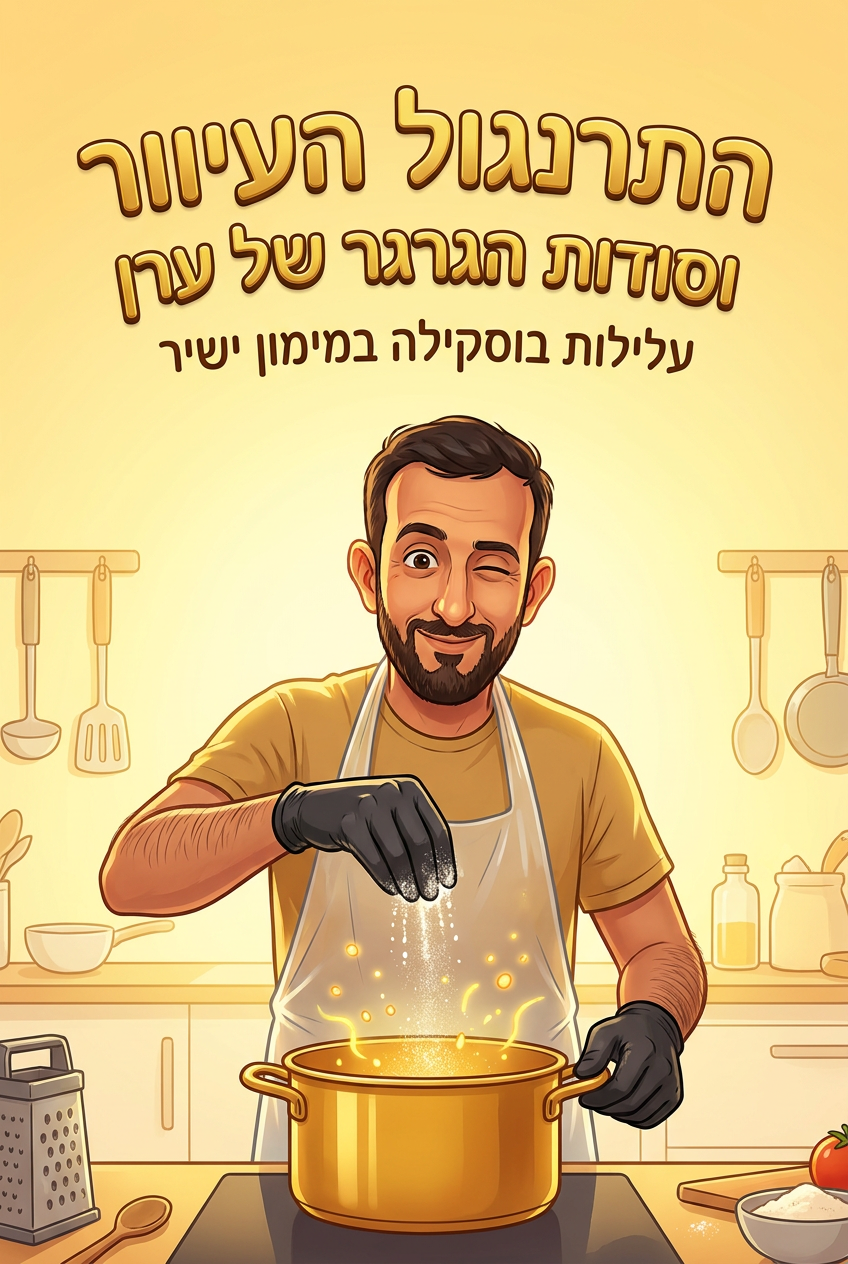 כריכת הספר התרנגול העיוור וסודות הגרגר של ערן עלילות בוסקילה במימון ישיר