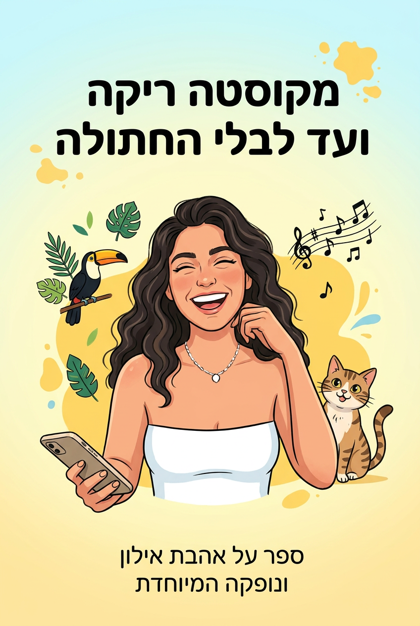 עטיפת הספר "מקוסטה ריקה ועד לבלי החתולה" — ספר של לקוח אמיתי, ספר מודפס מותאם אישית מבית ספר במתנה