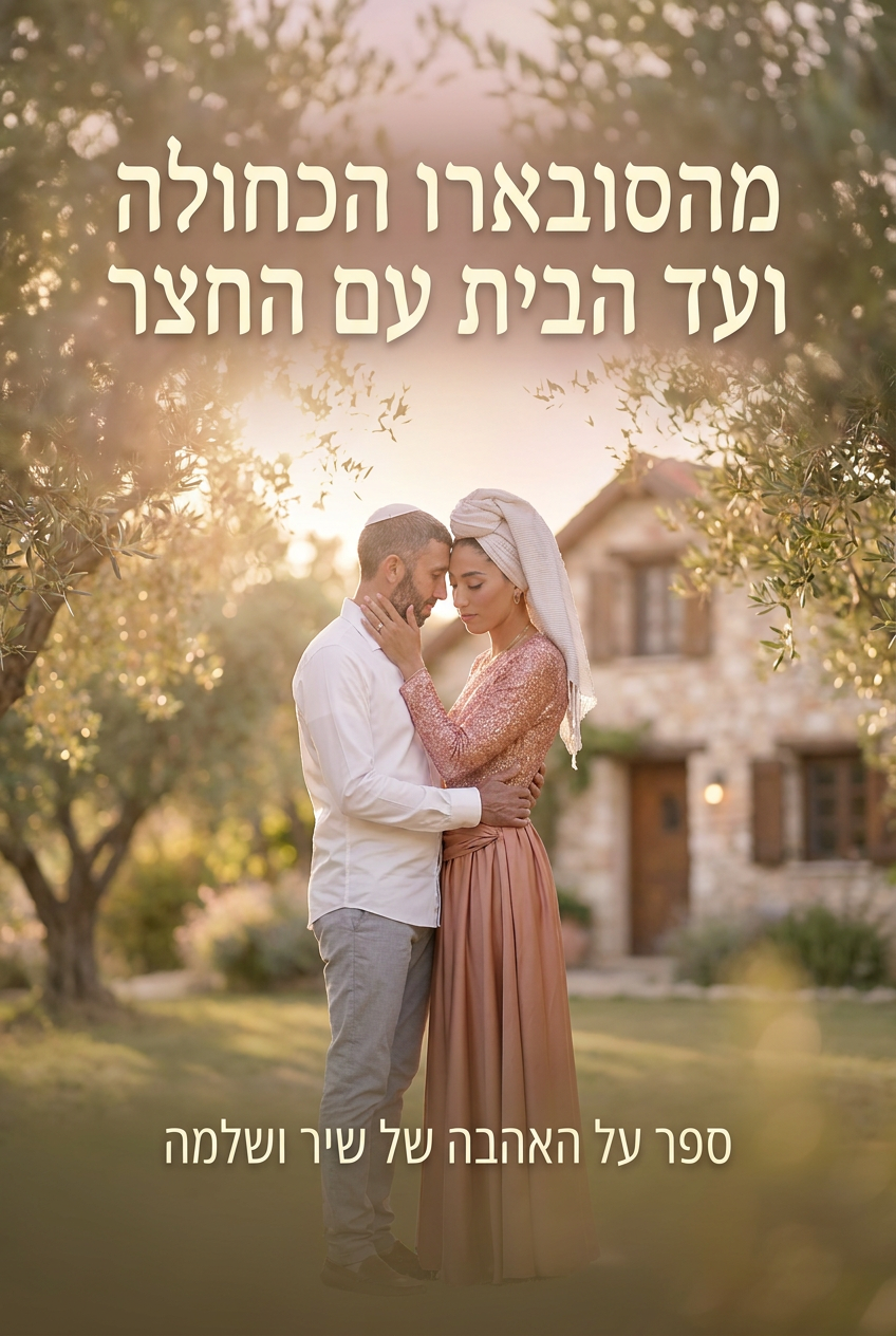 כריכת הספר מהסובארו הכחולה ועד הבית עם החצר