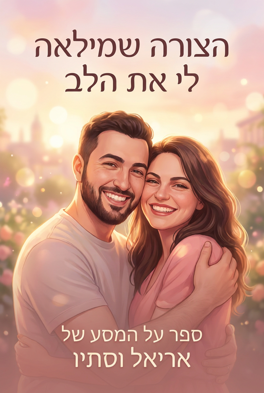 כריכת הספר הצורה שמילאה לי את הלב