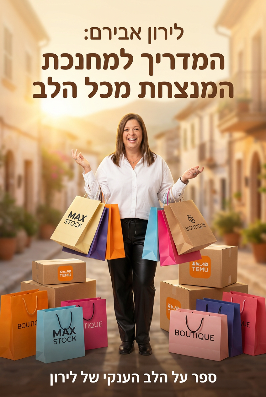 כריכת הספר: לירון אבירם: המדריך למחנכת המנצחת מכל הלב