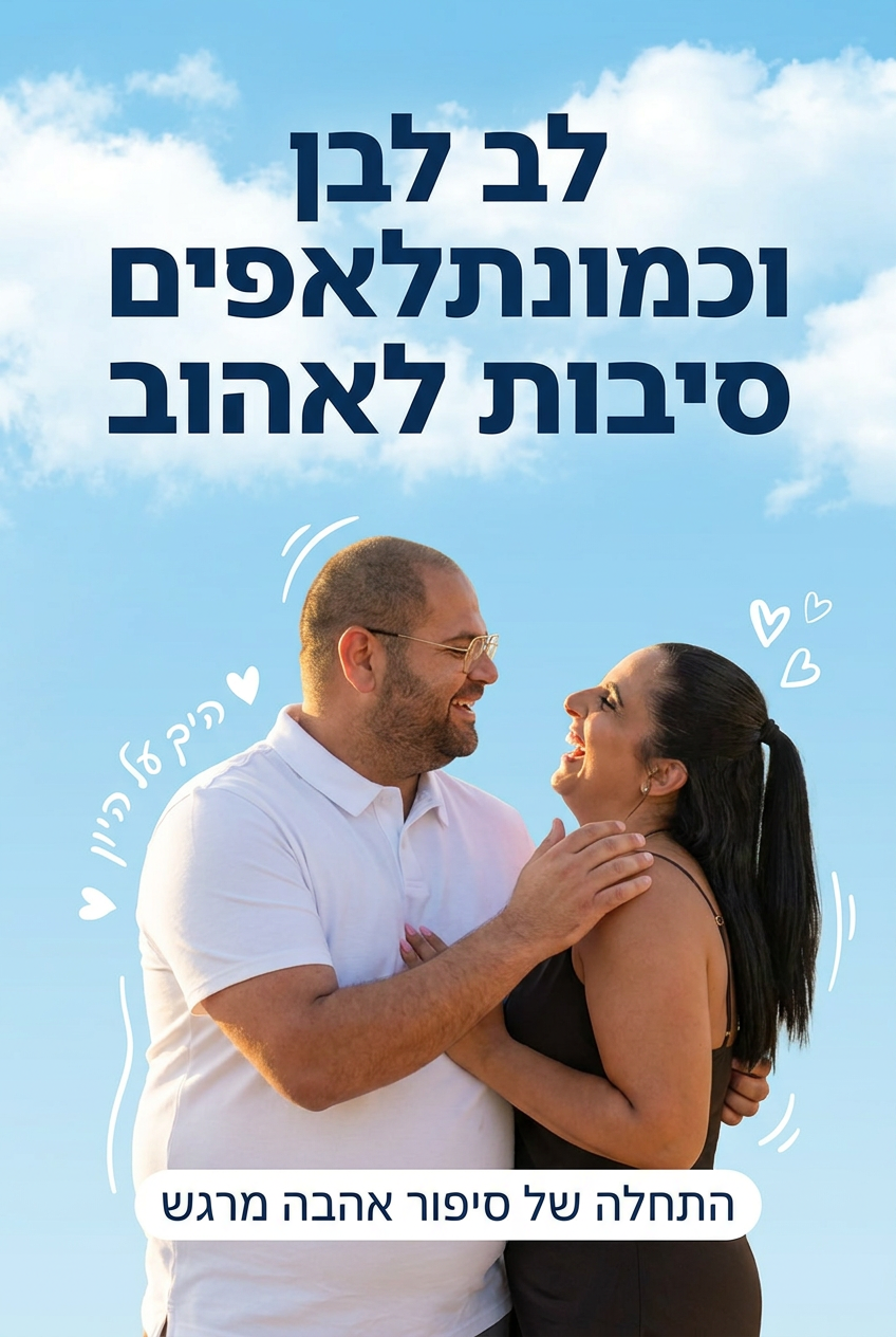 כריכת הספר לב לבן וכמונתלאפים סיבות לאהוב