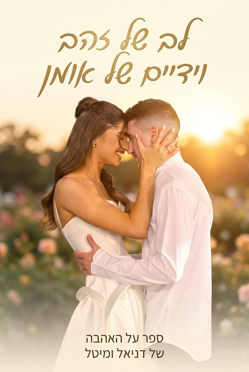 עטיפת הספר "לב של זהב וידיים של אומן" — ספר של לקוח אמיתי, ספר מודפס מותאם אישית מבית ספר במתנה