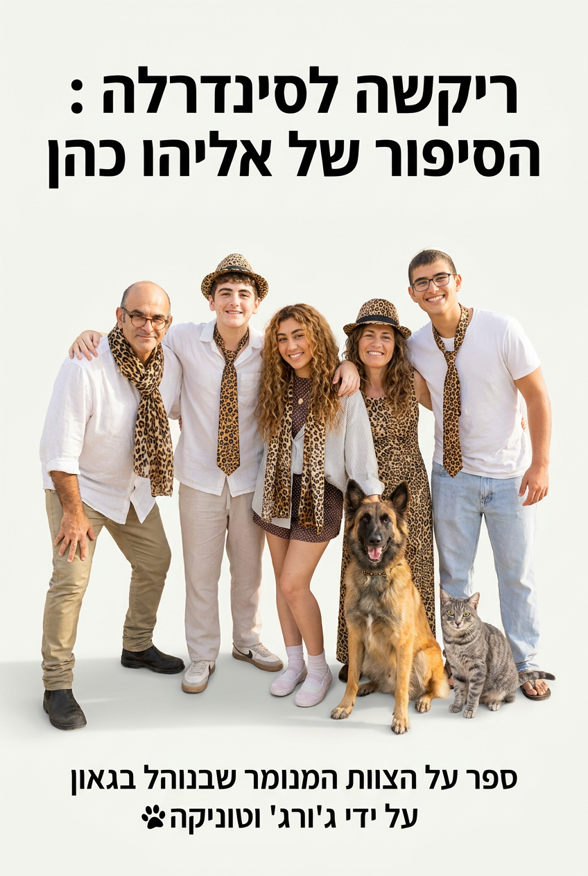 עטיפת הספר "ריקשה לסינדרלה : הסיפור של אליהו כהן" — ספר של לקוח אמיתי, ספר מודפס מותאם אישית מבית ספר במתנה