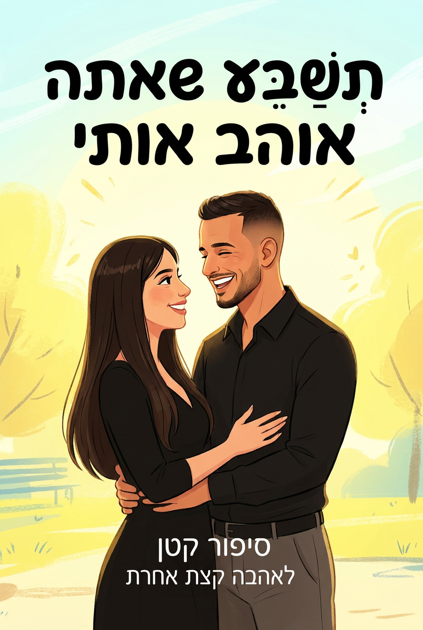 עטיפת הספר "תְשַׁבֵּעֵ שאתה אוהב אותי" — ספר של לקוח אמיתי, ספר מודפס מותאם אישית מבית ספר במתנה