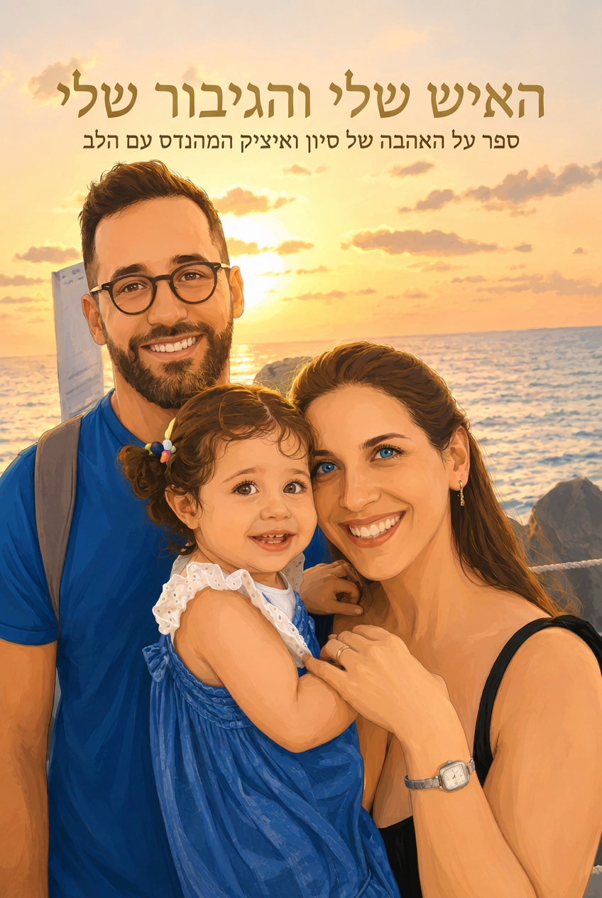 כריכת הספר האיש שלי והגיבור שלי