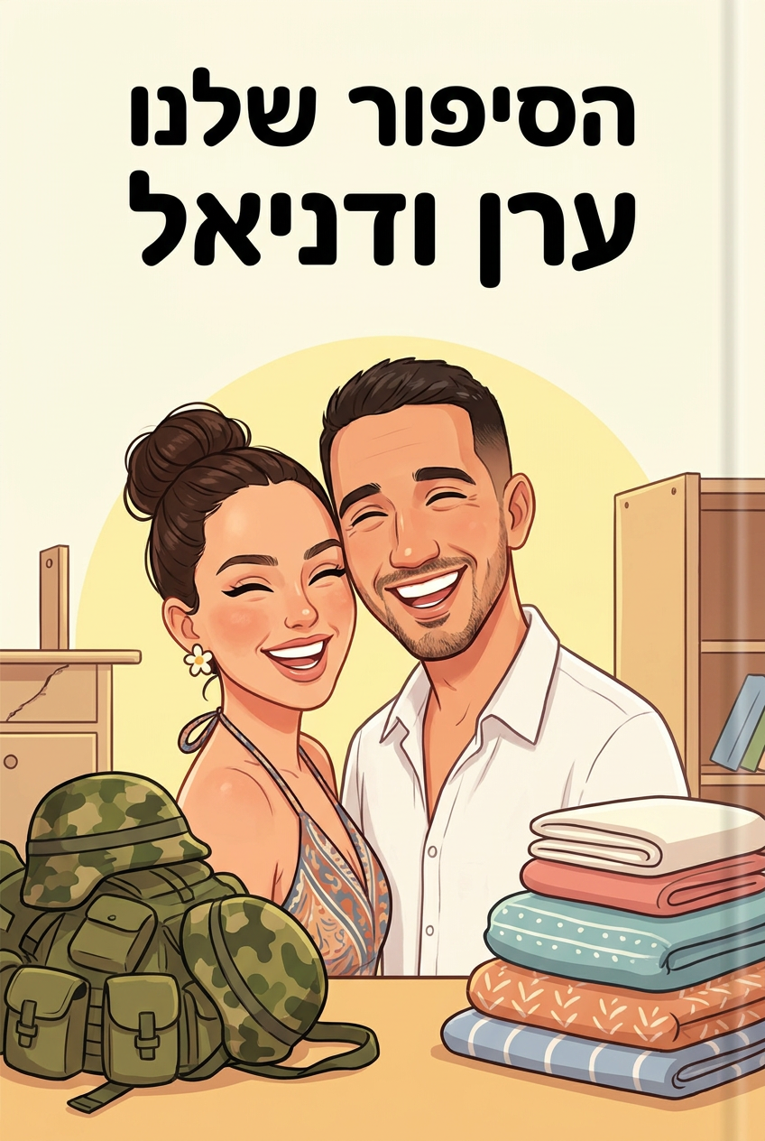 כריכת הספר הסיפור שלנו ערן ודניאל