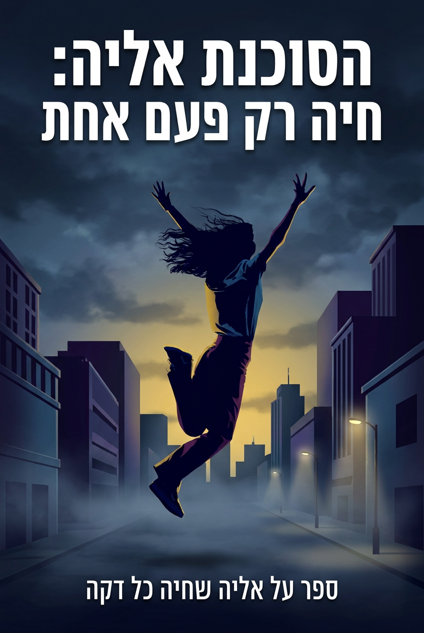 עטיפת הספר "הסוכנת אליה: חיה רק פעם אחת" — ספר של לקוח אמיתי, ספר מודפס מותאם אישית מבית ספר במתנה