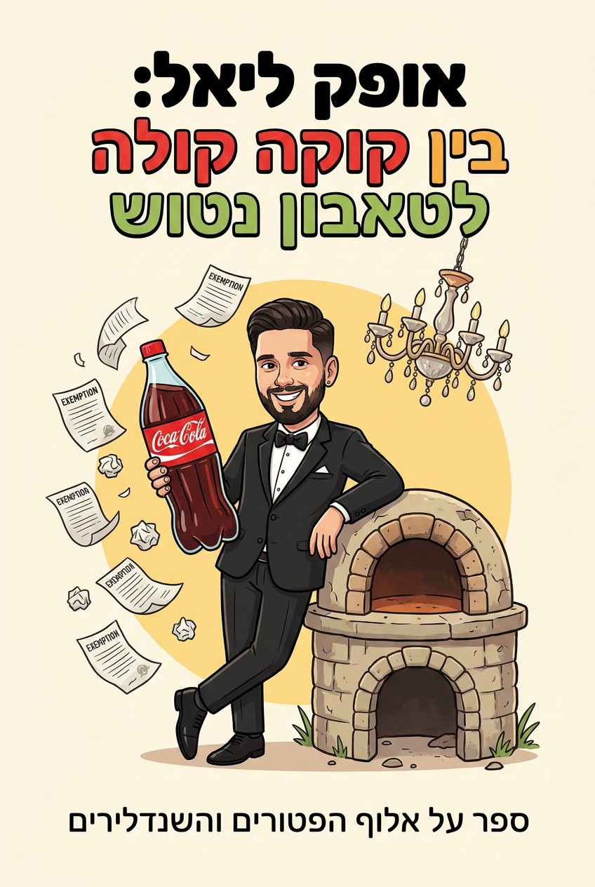 כריכת הספר אופק ליאל: בין קוקה קולה לטאבון נטוש