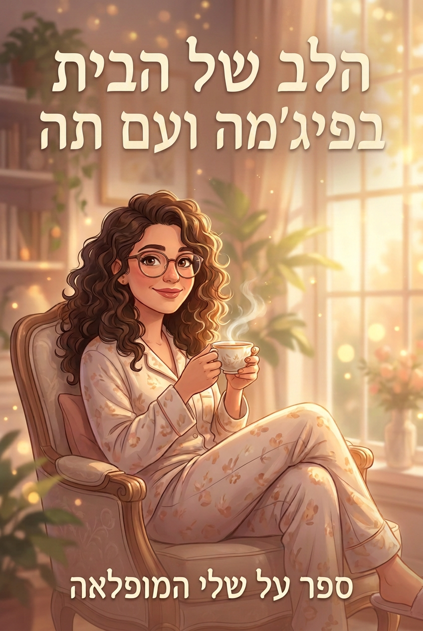 כריכת הספר הלב של הבית בפיג׳מה ועם תה
