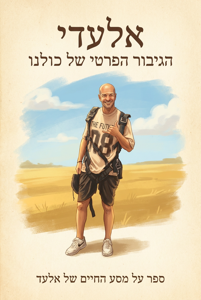 כריכת הספר אלעדי הגיבור הפרטי של כולנו 