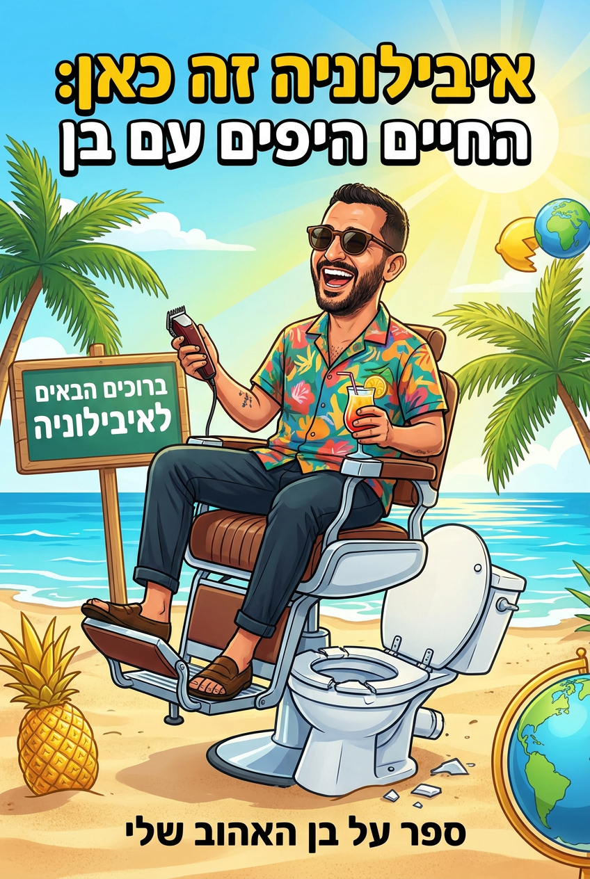 כריכת הספר איבילוניה זה כאן: החיים היפים עם בן