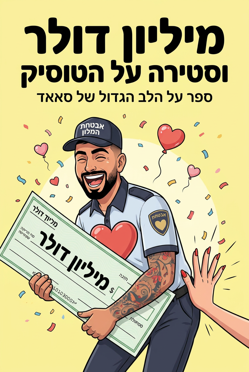 כריכת הספר מיליון דולר וסטירה על הטוסיק