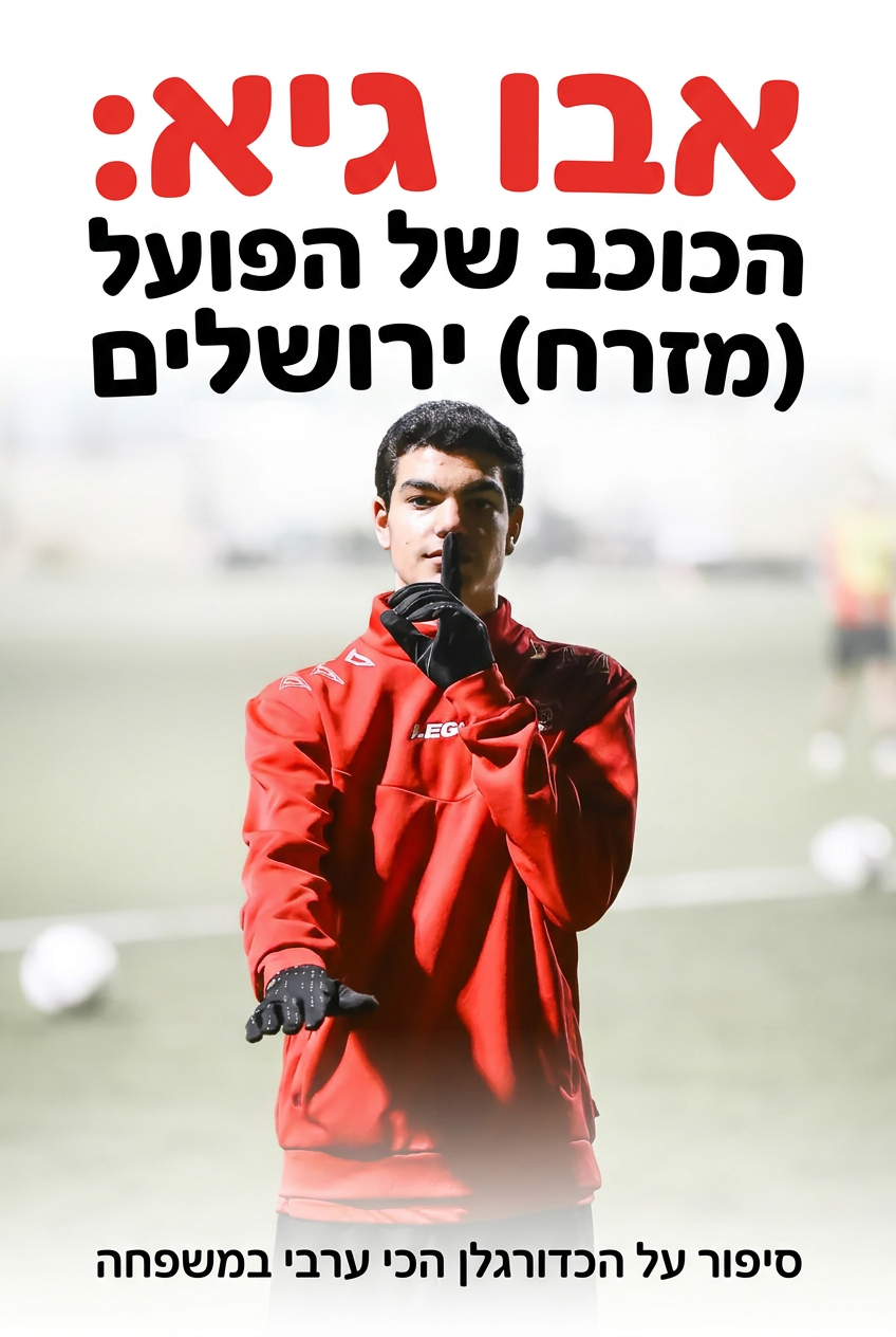 עטיפת הספר "אבו גיא: הכוכב של הפועל (מזרח) ירושלים" — ספר של לקוח אמיתי, ספר מודפס מותאם אישית מבית ספר במתנה