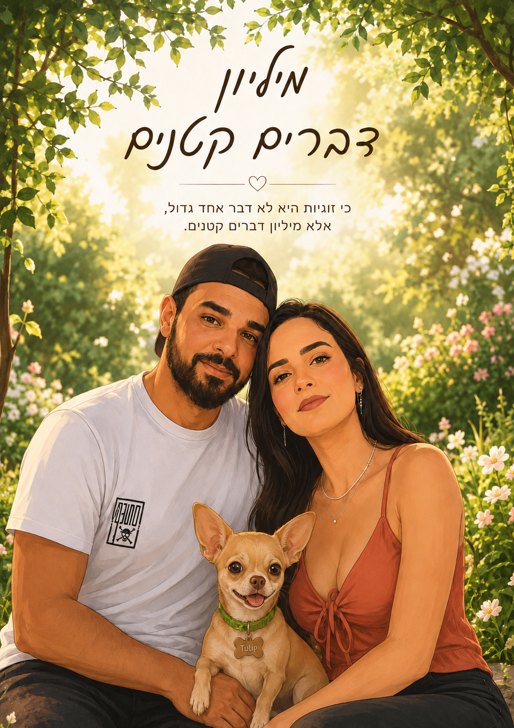 עטיפת הספר "מיליון דברים קטנים" — ספר של לקוח אמיתי, ספר מודפס מותאם אישית מבית ספר במתנה