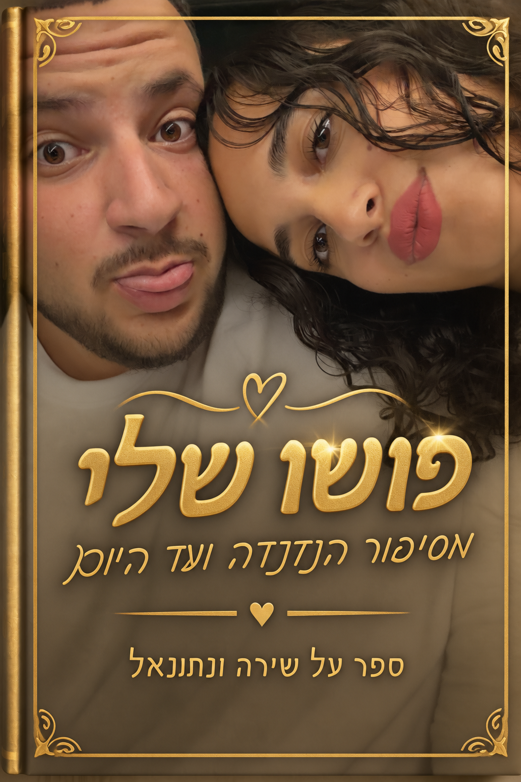 עטיפת הספר "פושו שלי: מסיפור הנדנדה ועד היום" — ספר של לקוח אמיתי, ספר מודפס מותאם אישית מבית ספר במתנה