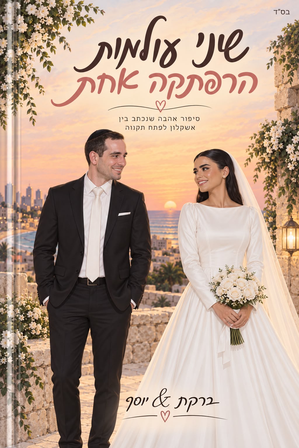 עטיפת הספר "שני עולמות, הרפתקה אחת " — ספר של לקוח אמיתי, ספר מודפס מותאם אישית מבית ספר במתנה