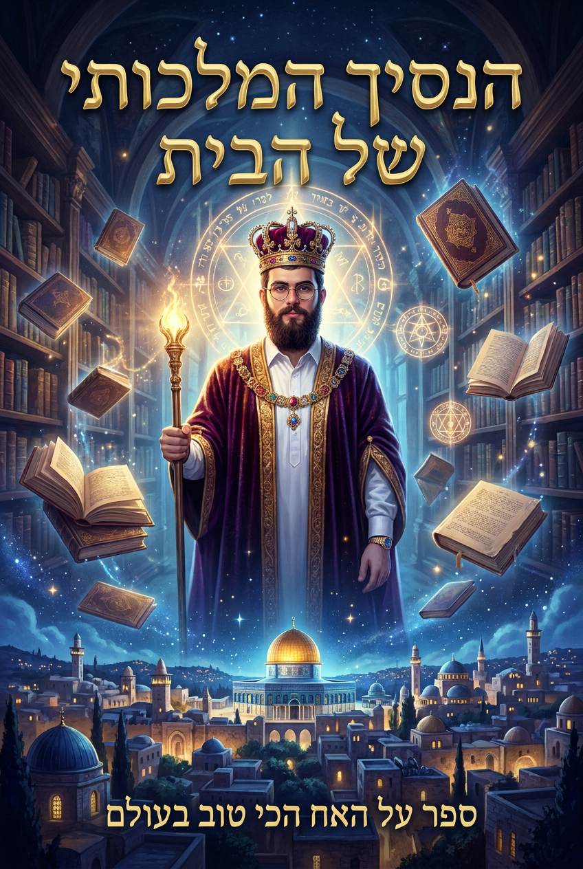 עטיפת הספר "הנסיך המלכותי של הבית " — ספר של לקוח אמיתי, ספר מודפס מותאם אישית מבית ספר במתנה