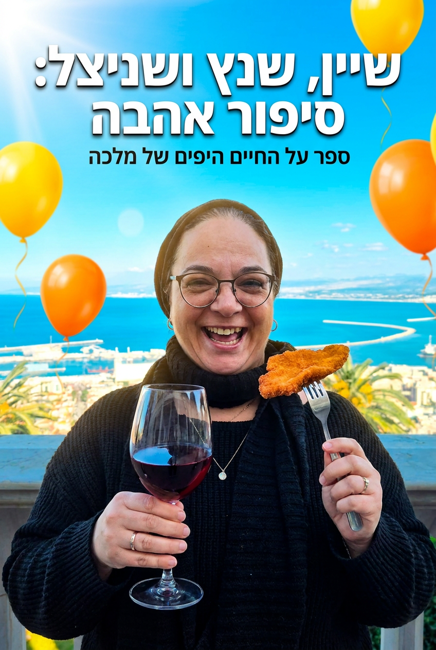 כריכת הספר: שיין, שנץ ושניצל: סיפור אהבה