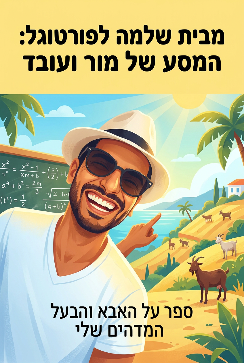 עטיפת הספר "מבית שלמה לפורטוגל: המסע של מור ועובד" — ספר של לקוח אמיתי, ספר מודפס מותאם אישית מבית ספר במתנה
