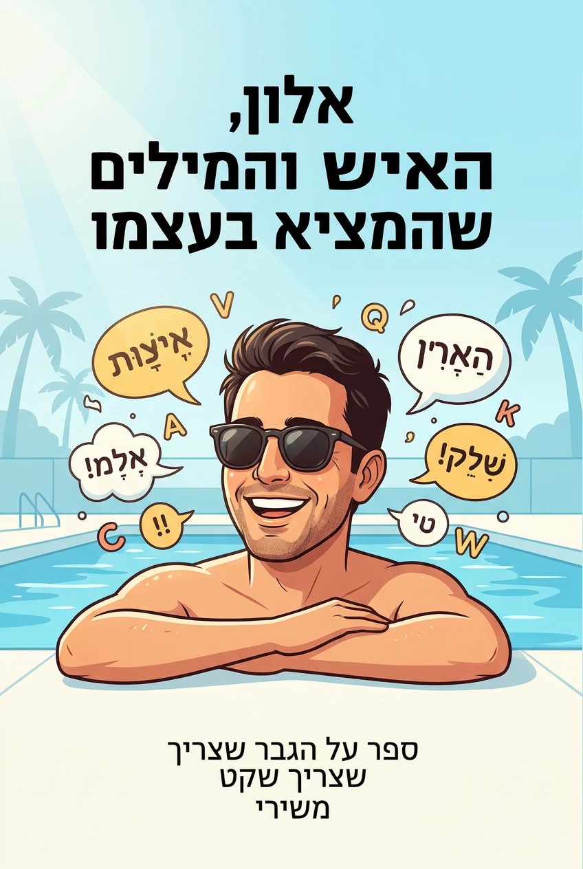 כריכת הספר אלון, האיש והמילים שהמציא בעצמו