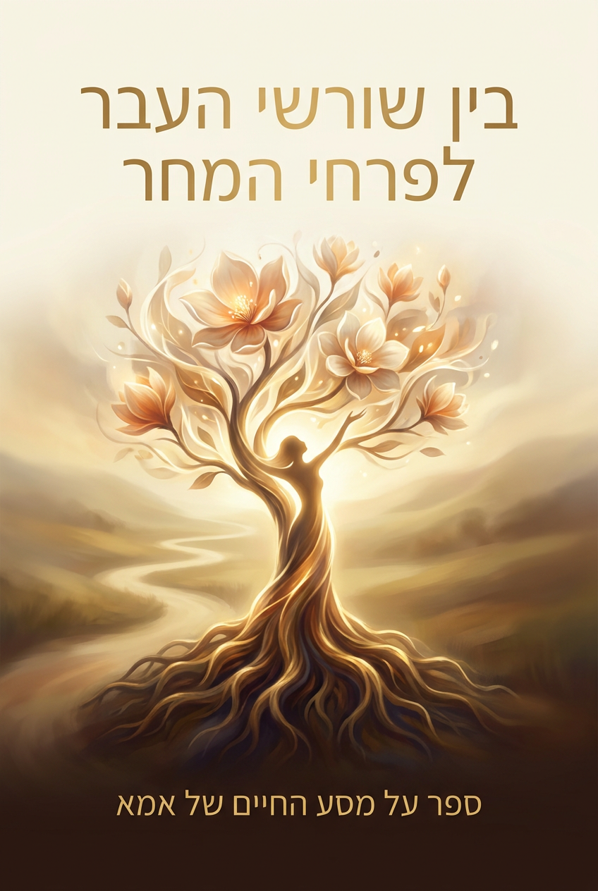 כריכת הספר בין שורשי העבר לפרחי המחר