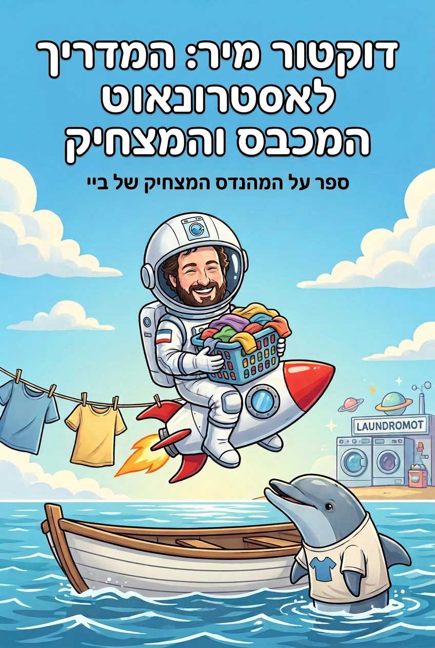 כריכת הספר דוקטור מיר: המדריך לאסטרונאוט המכבס והמצחיק