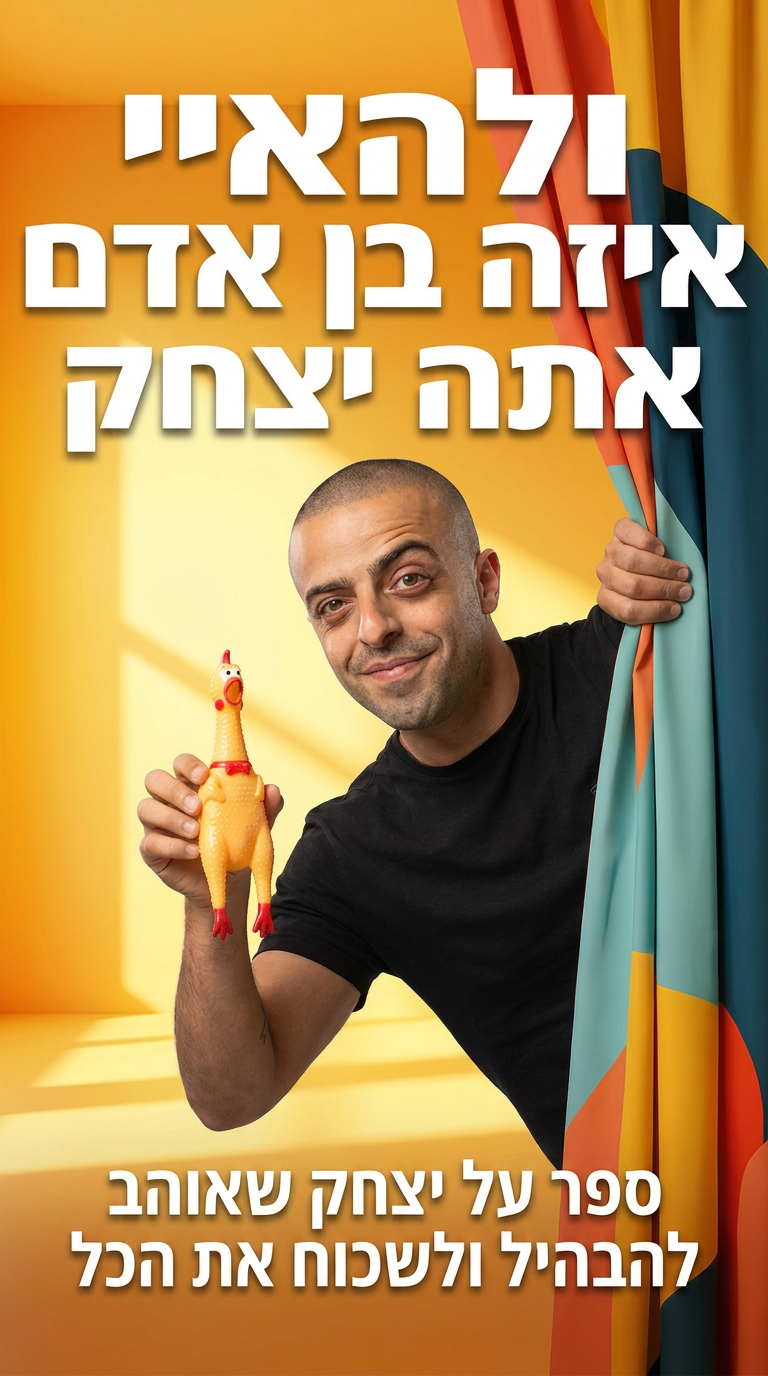 עטיפת הספר "וולהאייי איזה בן אדם אתה יצחק" — ספר של לקוח אמיתי, ספר מודפס מותאם אישית מבית ספר במתנה